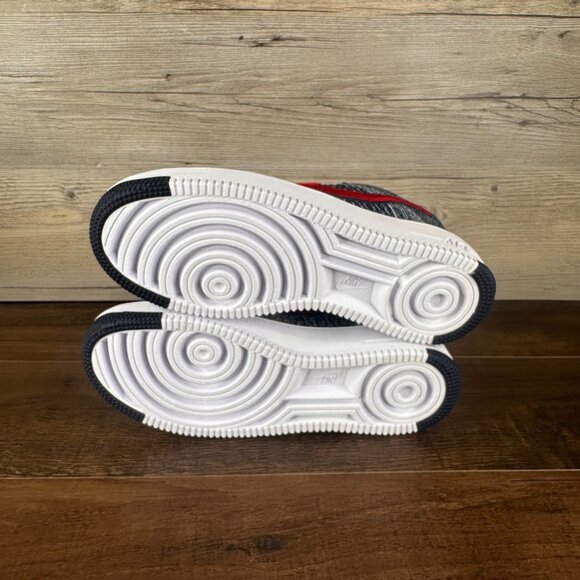 Nike AF1 Ultra Flyknit Low Robert Kraft Mens Size 9 Wolf Grey White FV4079 012 - Picture 8 of 9